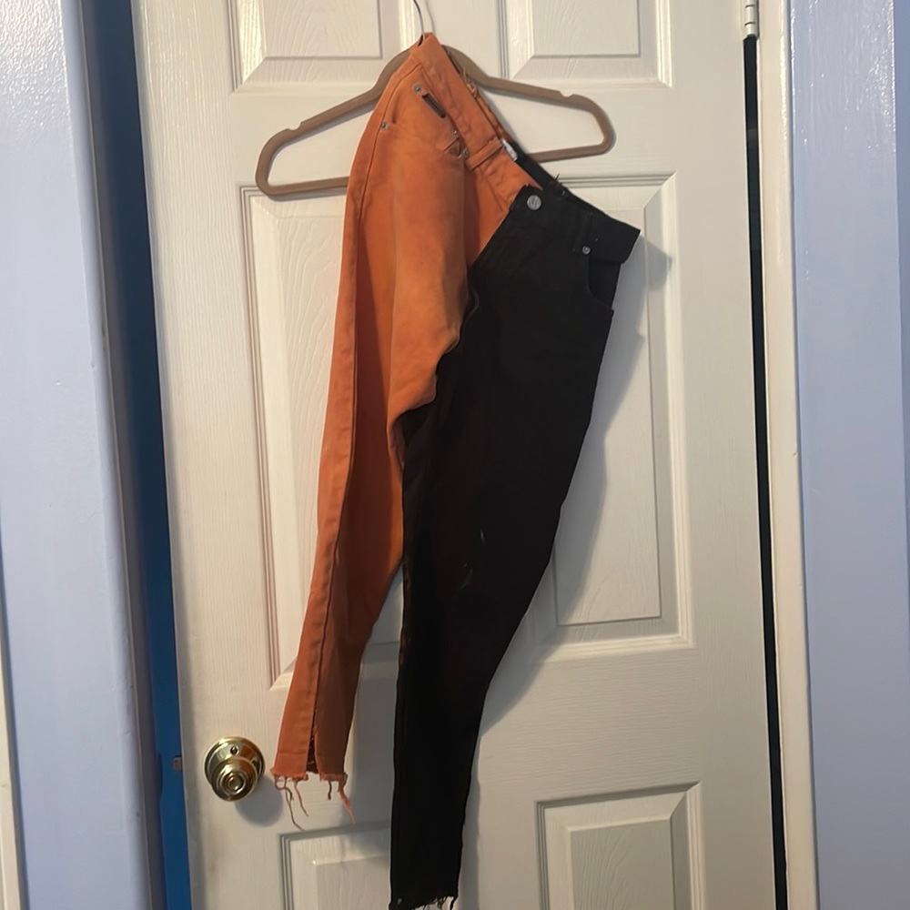 Hand dyed Calvin Klein jeans